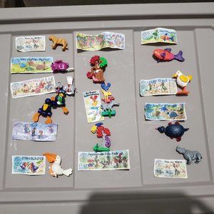 Vintage Ferrero Kinder Surprise Egg Toys From Germany Dated 1990s With Certs
